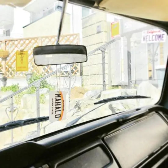 【ミラータグ】プリンスエドワードアイランド-赤毛のアン/オリジナルアメリカナンバープレート型エアフレッシュナー